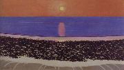 Felix Vallotton Sunset,Villerville oil painting